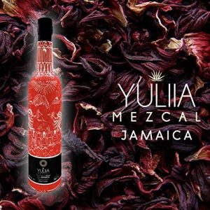 YULIIA Licor a base de Mezcal sabor Jamaica (750ML)