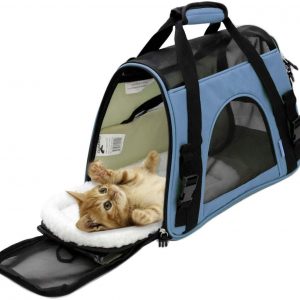 Transportadora de Mano Maleta Bolsa Tela Perro Gato Mediano