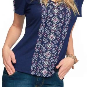 Playera de Mujer con Original Bordado